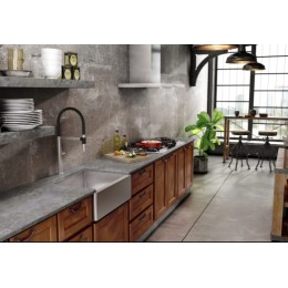 Quadratino Farm Sink Steel - Debacco